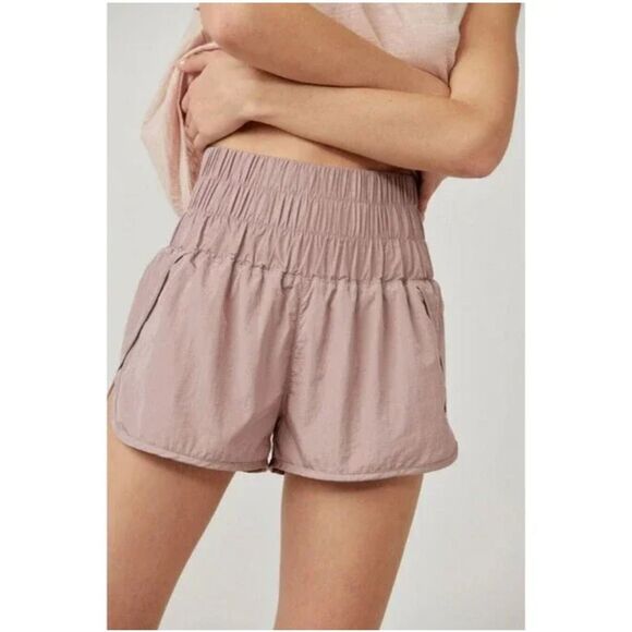 Free People The Way Home Short Pink Athletic Running Moonlight Mauve Size Medium - Picture 1 of 7